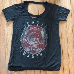 Distressed Chaser Brand Easy Rider Tee